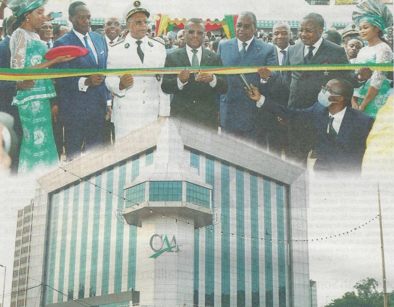 Le Premier Ministre inaugure l'immeuble siège de la CAA à Yaoundé